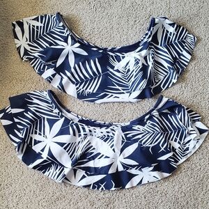 Mommy and me matching bathing suits